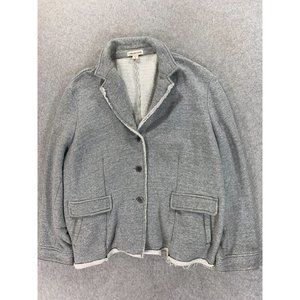 Coldwater Creek 100% Cotton Fleece Type Jacket‎ (Women's 3X) Gray
